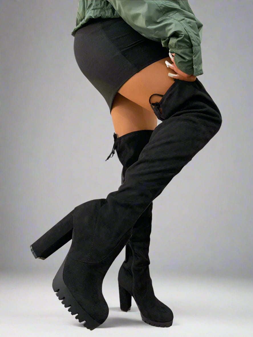Wild diva thigh clearance high boots