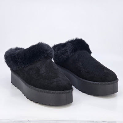 Women's Winter Slippers Platform Snow Boots, Halloween Trend Outdoor Shoes Solid