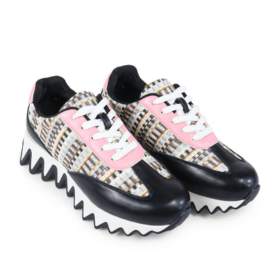 Comfortable Women's Shoes, Casual Wear Lace Up Sneakers