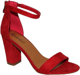 Chunky Block Heel Ankle Straps Sandals Alondra-1 | Shoe Time