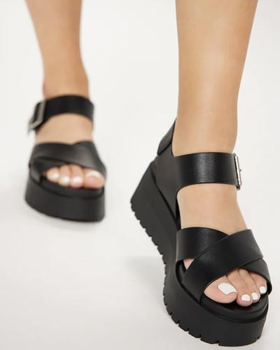 Women's Open Toe Platform Sandals