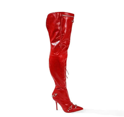 Over The Knee Thigh High Pointed Boots Bexie-21