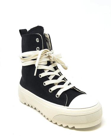 High Top Lace Up Sneakers Ferdi-02 Wild Diva | Shoe Time