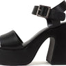 Soda Open Square Toe Chunky High Heeled Sandal Launch | Shoe Time