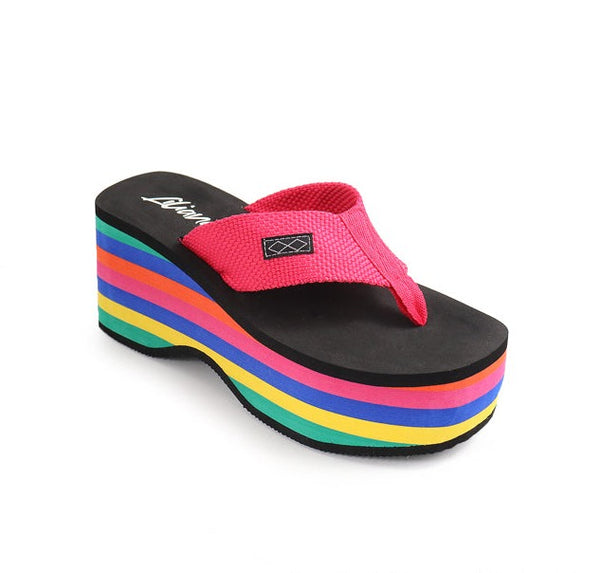 Platform Thong Sandals Dosa-1 Liliana Shoe Time – SHOE TIME