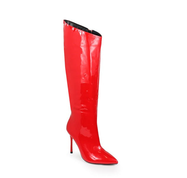 Knee-High-Boots-Metallic Frenzy-1 by Liliana | Shoe Time