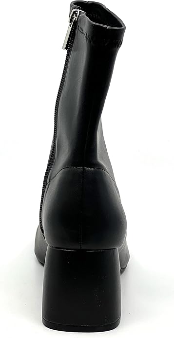 Block Heel Sock Sock Boots Boohoo Square Toe Sock Sock Block Heel