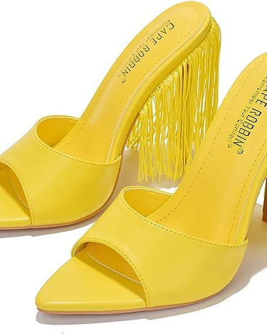 Cape Robbin Open Toe Mule Sandals Safina | Shoe Time