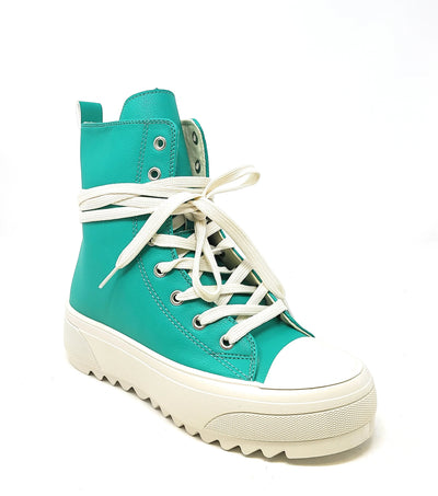 High Top Lace Up Sneakers Ferdi-02 Wild Diva | Shoe Time