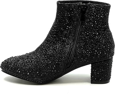 Kids Rhinestone Booties Forever Iceberg-12K