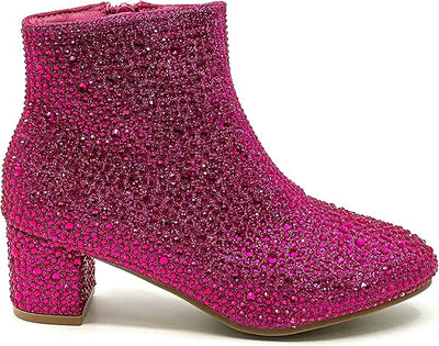 Kids Rhinestone Booties Forever Iceberg-12K