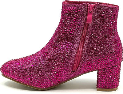 Kids Rhinestone Booties Forever Iceberg-12K