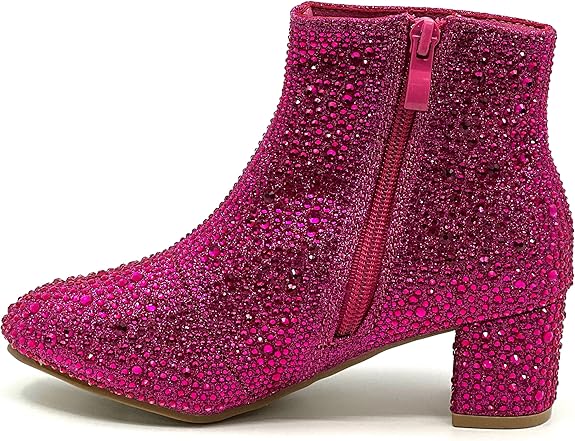 Kids Rhinestone Booties Forever Iceberg-12K