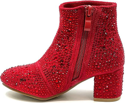 Kids Rhinestone Booties Forever Iceberg-12K