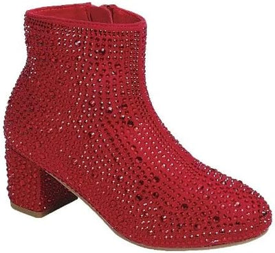 Kids Rhinestone Booties Forever Iceberg-12K