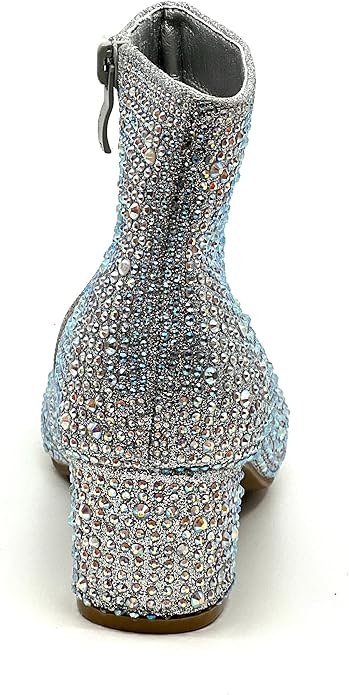 Kids Rhinestone Booties Forever Iceberg-12K