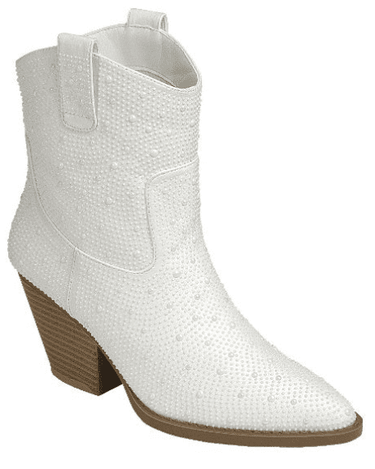 River-01 Rhinestone Cowboy Ankle Bootie | Shoe Time