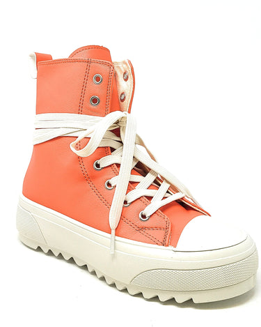 High Top Lace Up Sneakers Ferdi-02 Wild Diva | Shoe Time