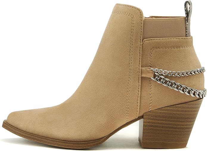 Western Inspired Heeled Fashion Bootie