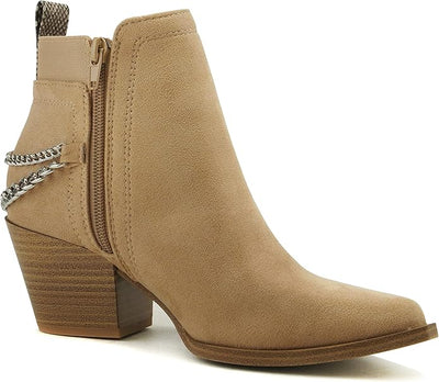 Western Inspired Heeled Fashion Bootie