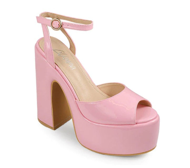 Chunky Platform Wedge Heels Santos-1 Liliana