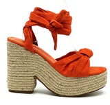 Wrap Around Platform Open Toe Heels Sicily-1 | Shoe Time