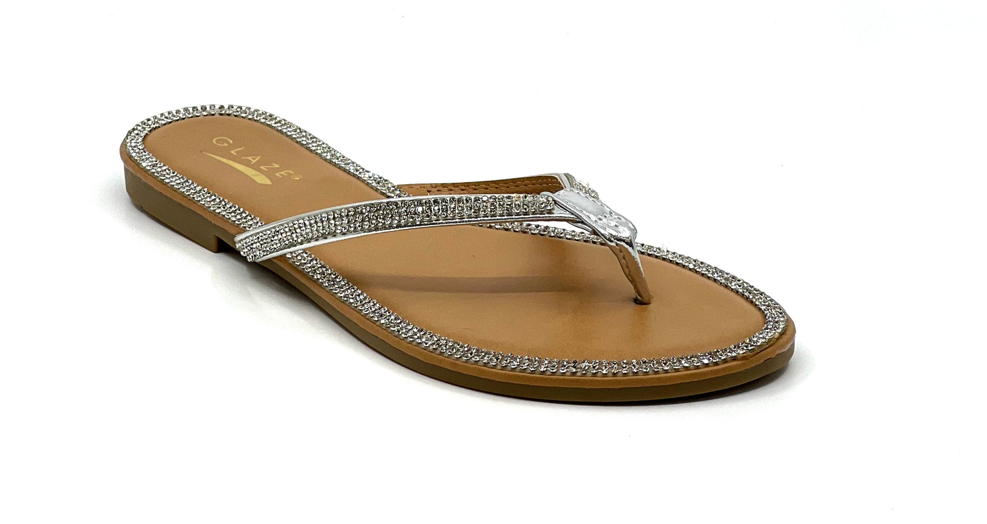 Glaze Rhinestone Sandals Glaze Rhinestone Sandals Thong