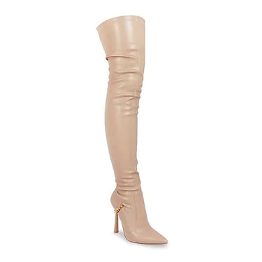 Thigh High Pointy Boot Vikki-1 Liliana | Shoe Time