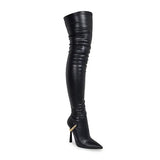 Thigh High Pointy Boot Vikki-1 Liliana | Shoe Time