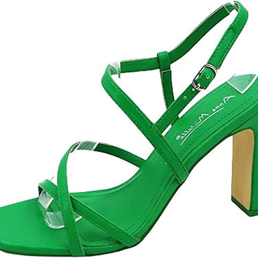 Anne Michelle Open Toe Ankle Strap Heel Sandals | Shoe Time