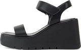 Soda Hitto Strap Lug Sole Wedge Sandal | Shoe Time