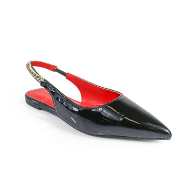 Women's Sling Back Slip On Flat Pointed Toe Casual Shoe