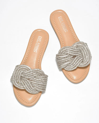 Cape Robbin Jeffer Rhinestone Rope Sandals | Shoe Time