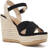 Soda Melany Ankle Strap Espadrille Wedge Sandal | Shoe Time