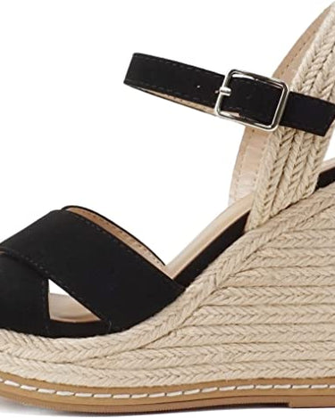 Soda Melany Ankle Strap Espadrille Wedge Sandal | Shoe Time