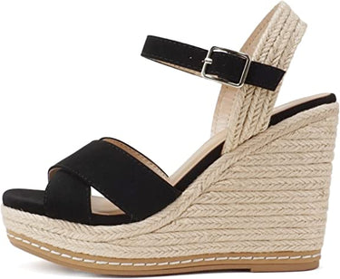 Soda Melany Ankle Strap Espadrille Wedge Sandal | Shoe Time