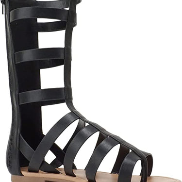 Soda Moxie Mid-Calf Flat Gladiator Sandal | Shoe Time