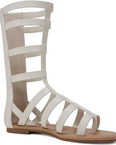 Soda Moxie Mid-Calf Flat Gladiator Sandal | Shoe Time