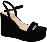 Wedge Platform Sandal with Strap Nala-04 Bamboo | Shoe Time