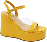 Wedge Platform Sandal with Strap Nala-04 Bamboo | Shoe Time