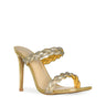 Rhinestone Braided Open Toe Heels Nars-04 | Shoe Time