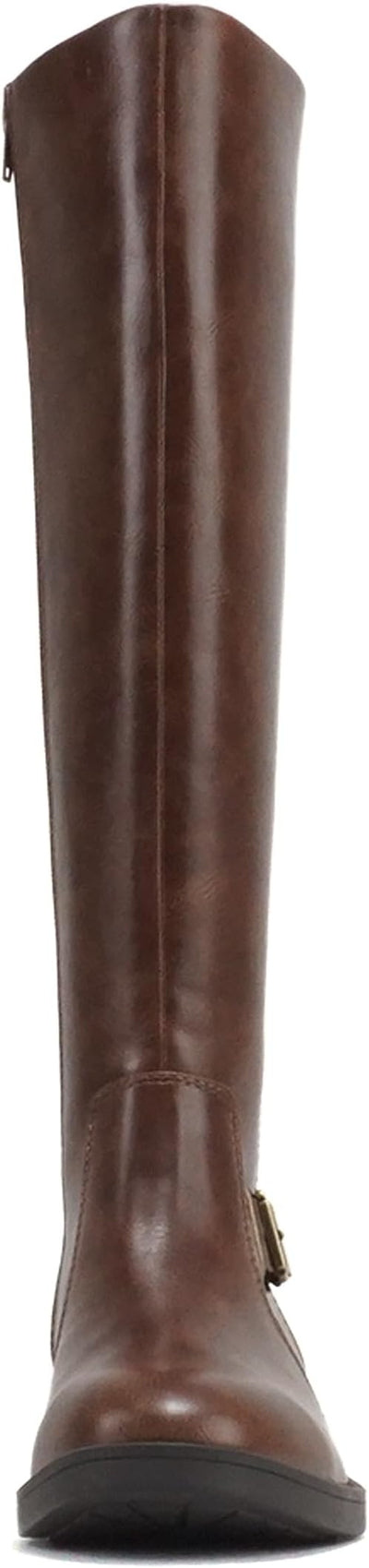 Soda Nectar Buckle Knee High Riding Boots