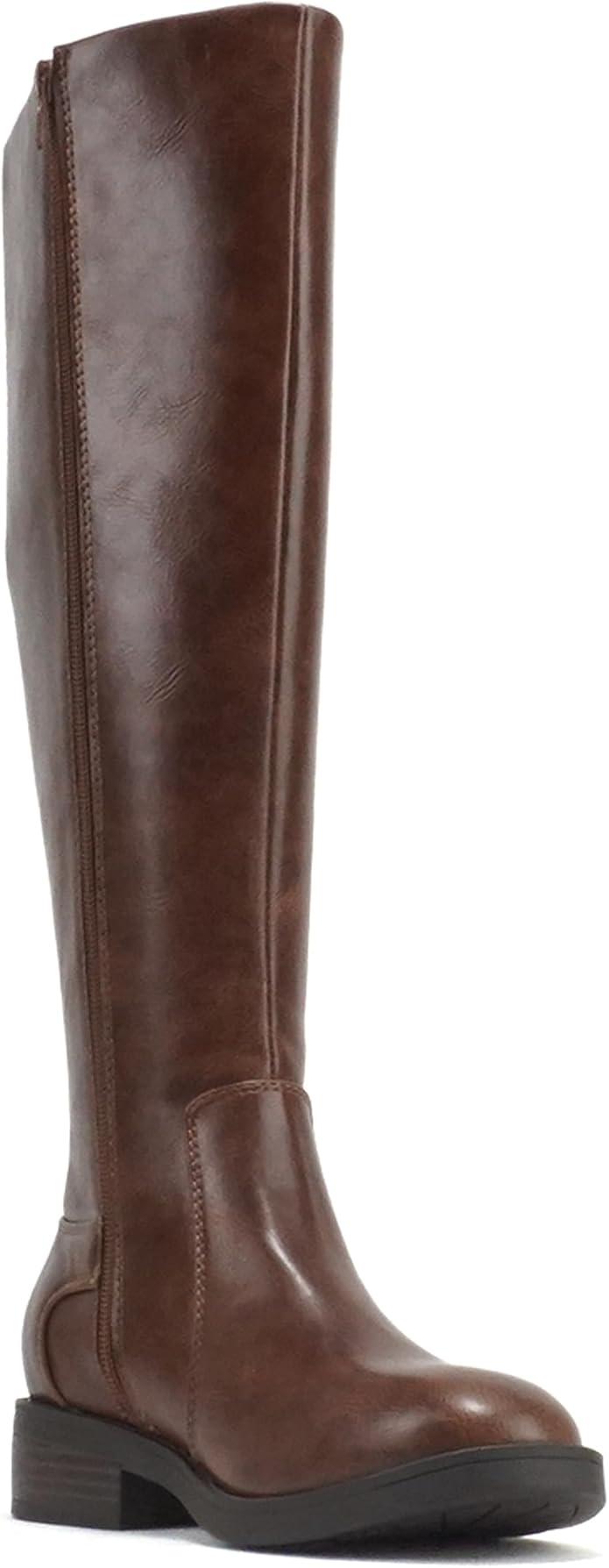 Soda Nectar Buckle Knee High Riding Boots