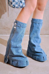 Cape Robbin Fold Over Denim Jenas | Shoe Time