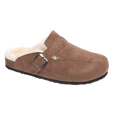 Women's Fuzzy Fuax Fur Lined Clogs Slippers