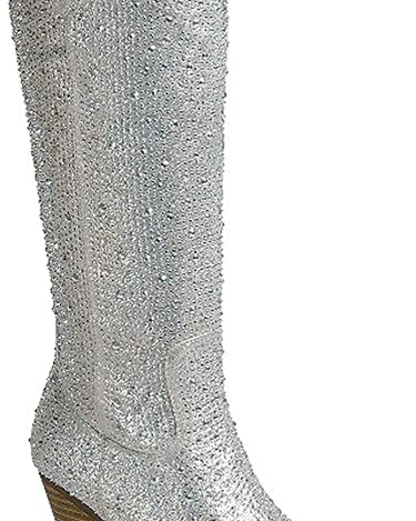 Rhinestone Western Cowboy Pull-on Boots River-11 | Shoe Time