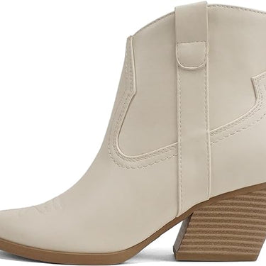 Soda Abeam Western Ankle Pointed Toe Bootie