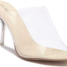 Cape Robbin Clear Mule Heels Stealthy | Shoe Time