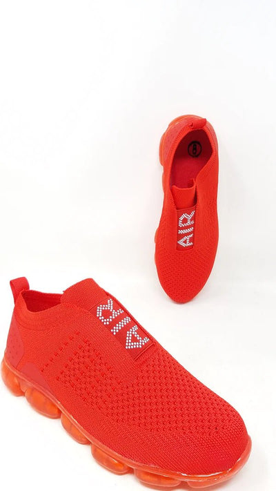 Red Air Comfortable Sneakers 3097