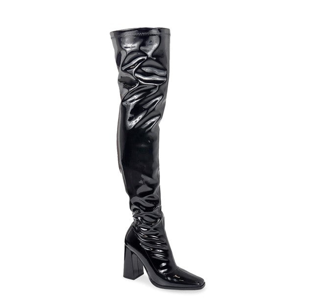 Liliana Alex-3 Over The Knee Fitted Boots | Shoe Time